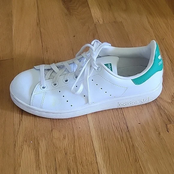 Adidas kids size 4 stan smith sneakers - Picture 6 of 13